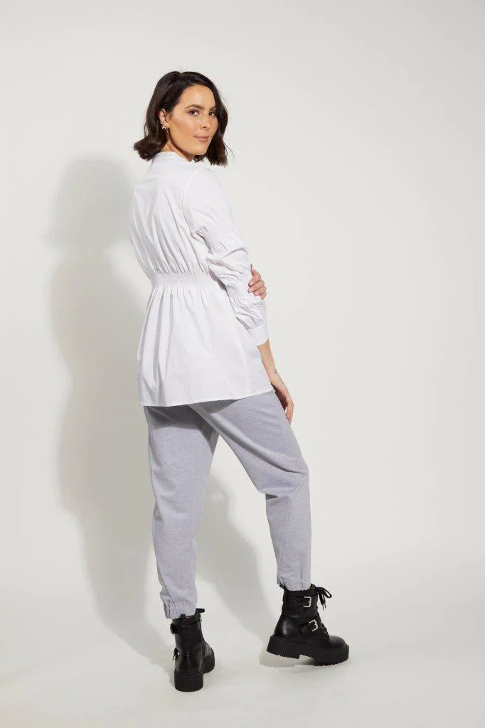 Drama The Label Twisted Shirt - White