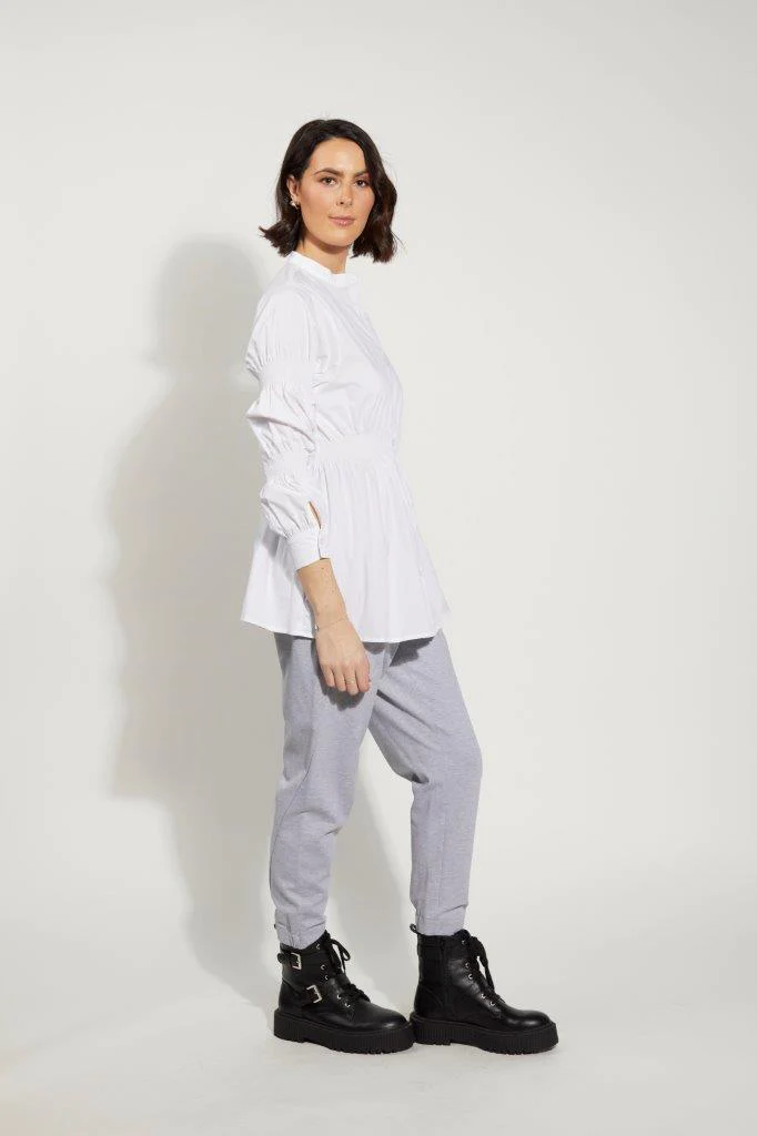 Drama The Label Twisted Shirt - White