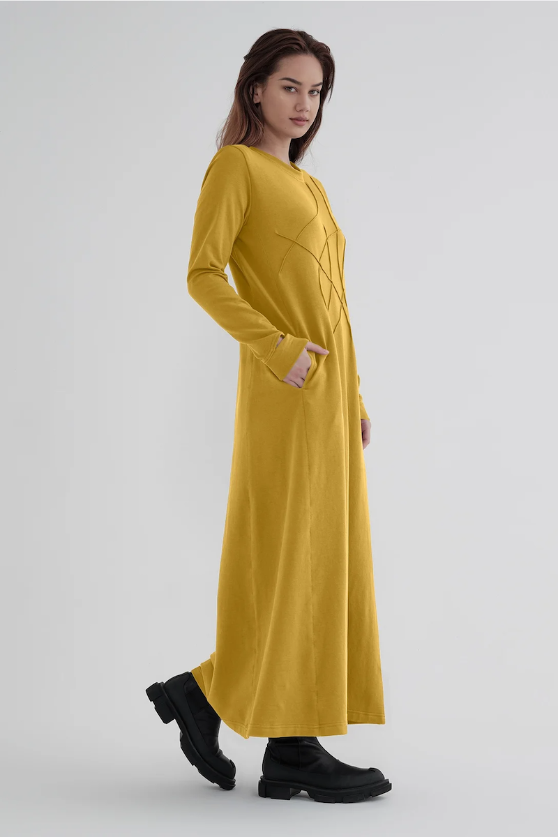 Taylor Surge Dress - Sulphur