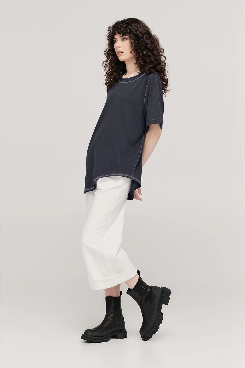 Taylor Camber Tee - Diffused Midnight