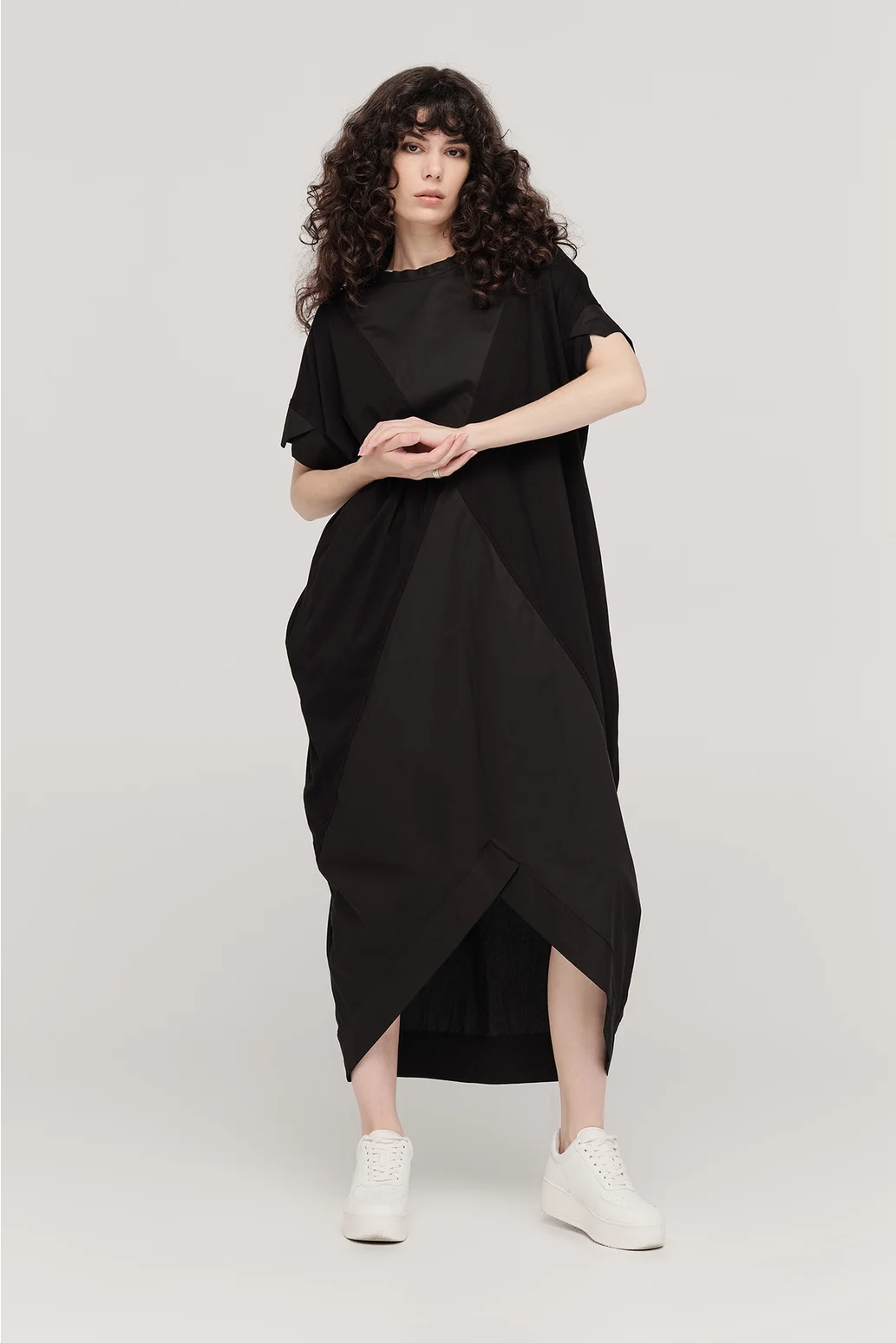 Taylor Divide Dress - Black