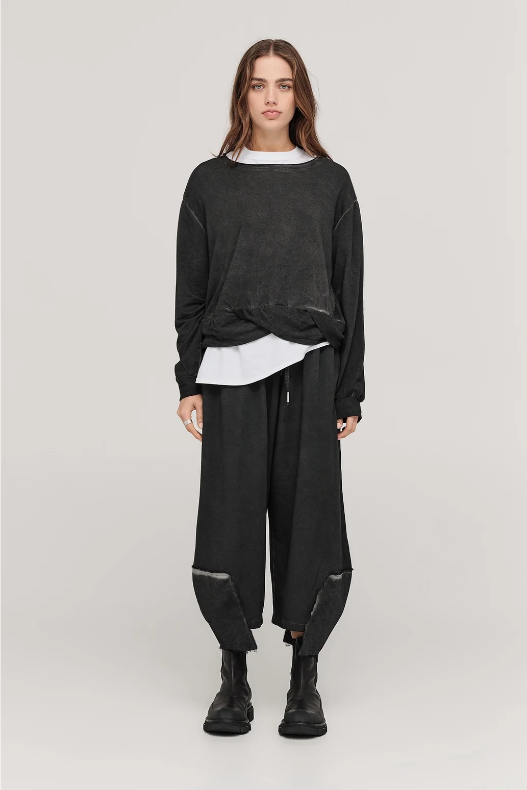 Taylor Raw Proceed Pant - Blackened Grey