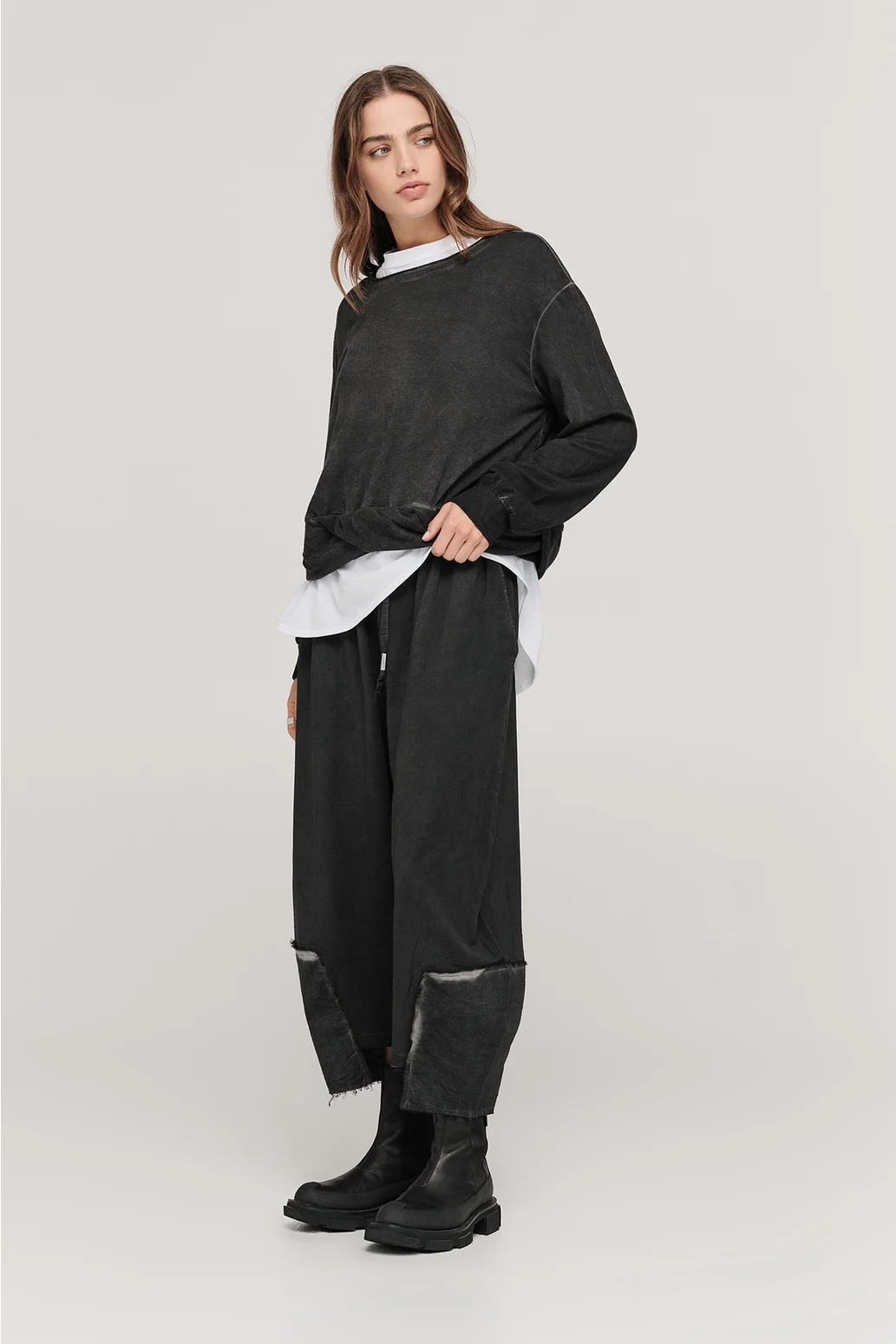 Taylor Raw Proceed Pant - Blackened Grey