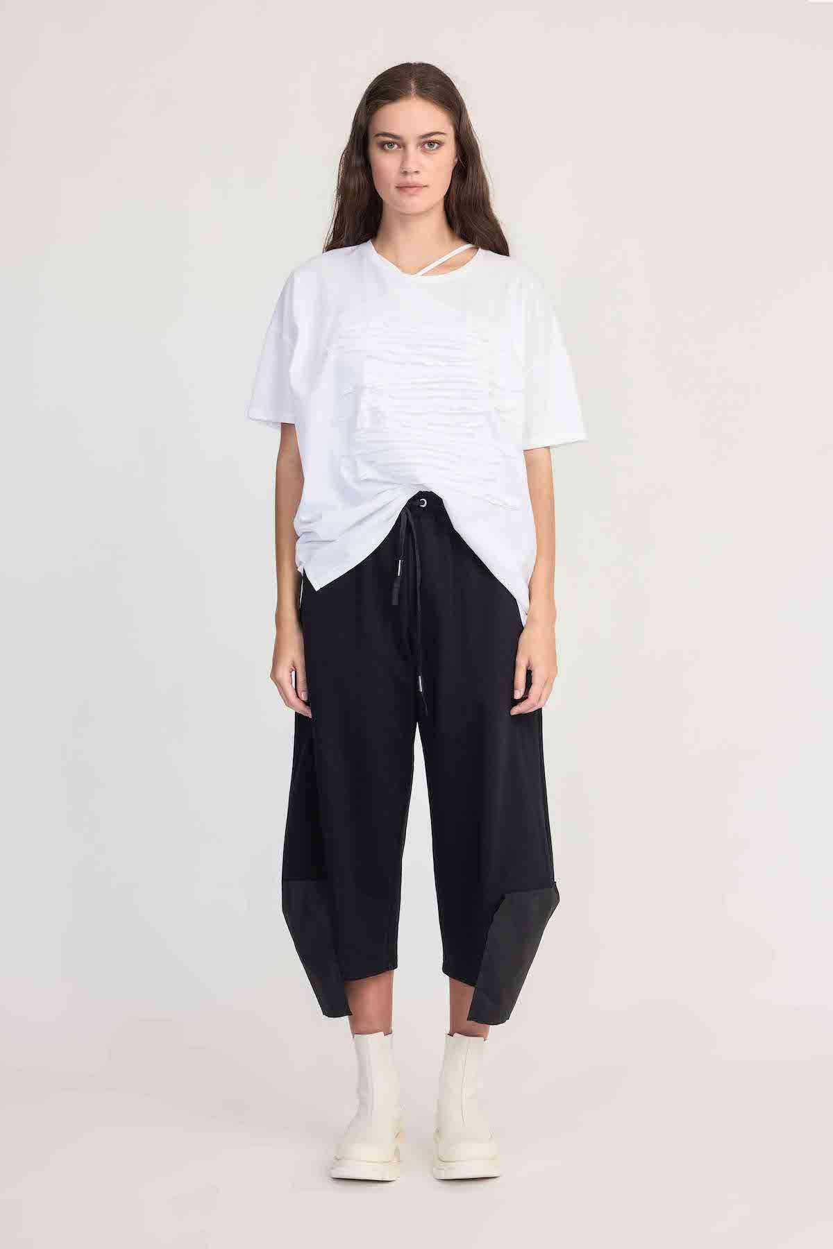 Taylor Strip Module Tee - White/White XX