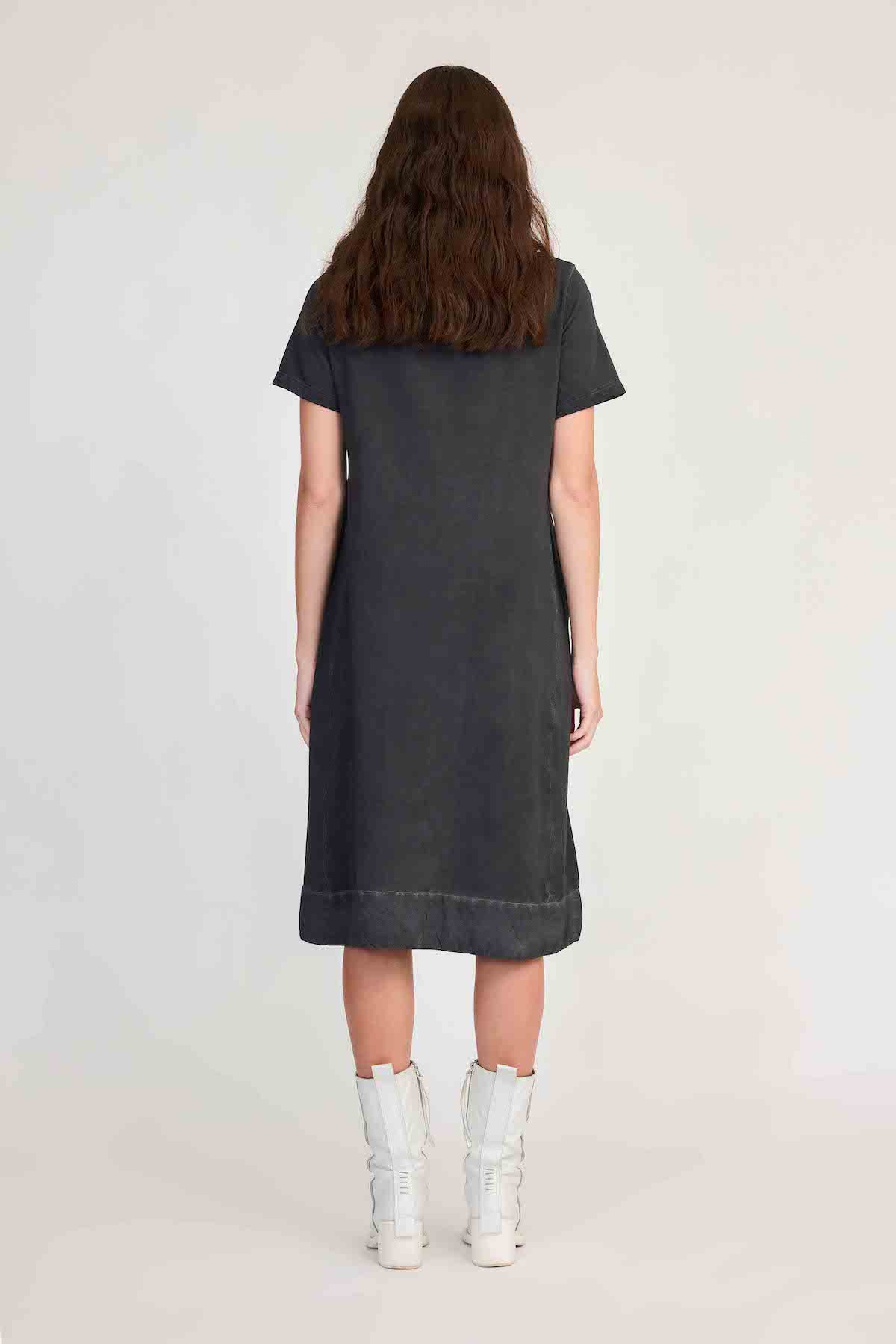 Taylor Strand T-Shirt Dress - Blackened Grey