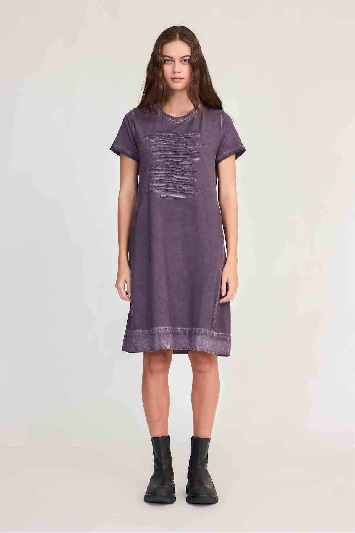 Taylor Strand T-Shirt Dress - Diffused Moonscape