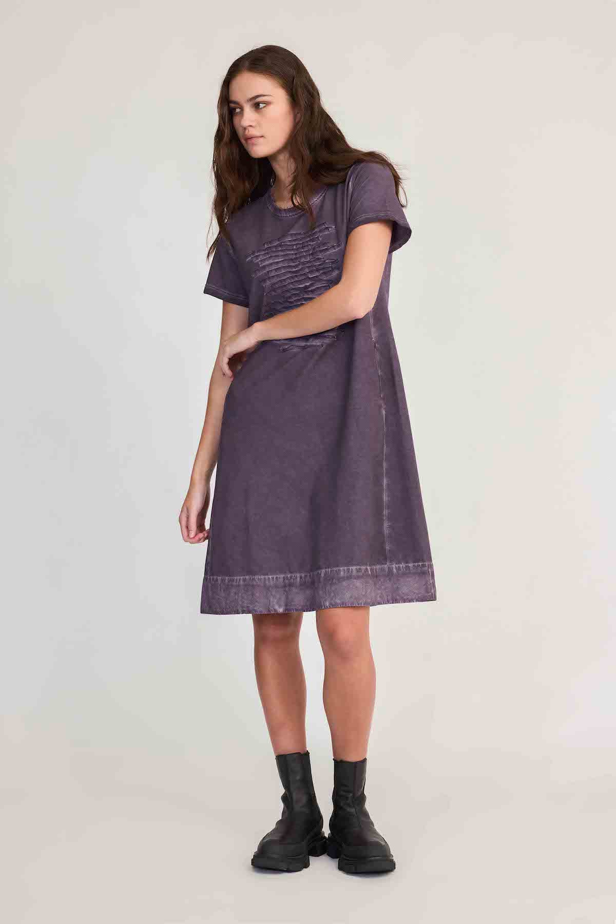 Taylor Strand T-Shirt Dress - Diffused Moonscape