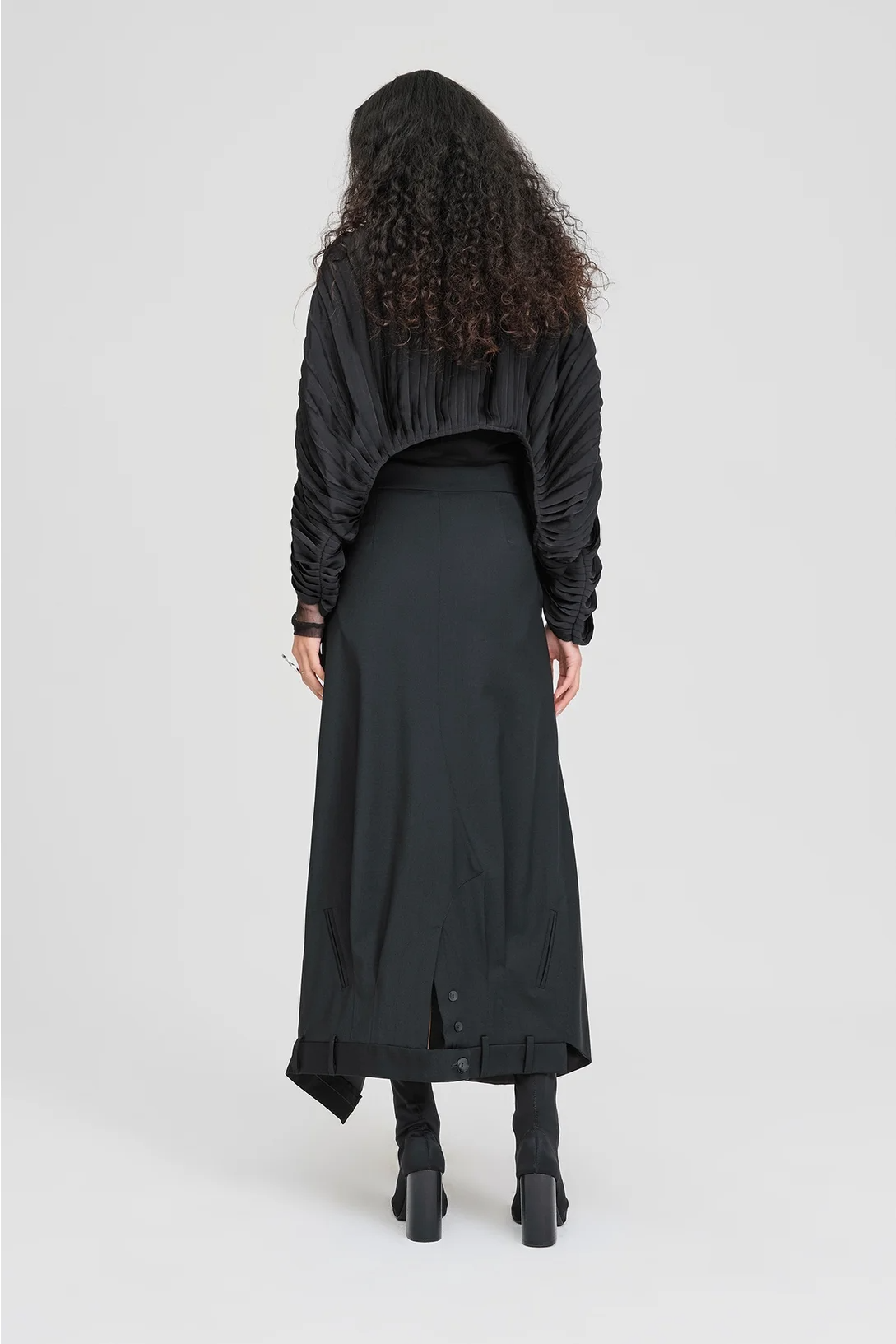 Taylor Rumple Sweater - Black
