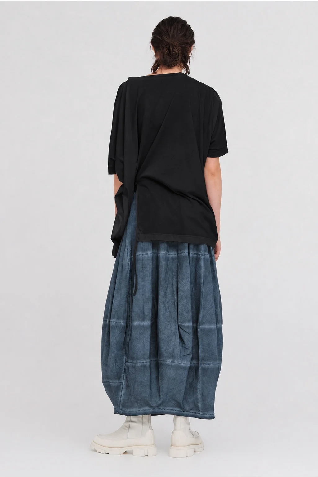 Taylor Tied Faction Tee - Black/Black