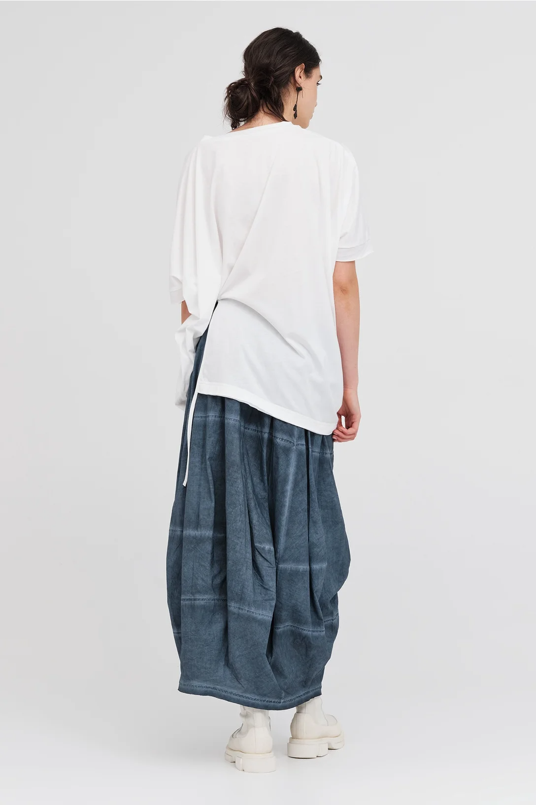 Taylor Tied Faction Tee - Ivory/Ivory