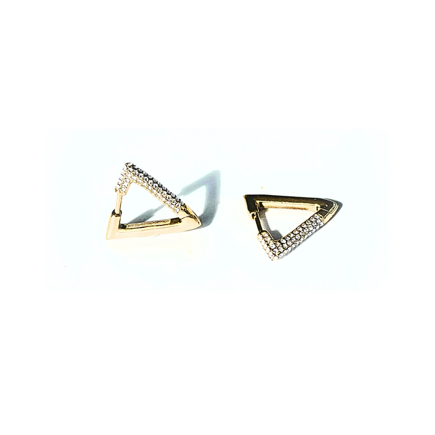 Lindi Kingi Prism Hoops - Gold