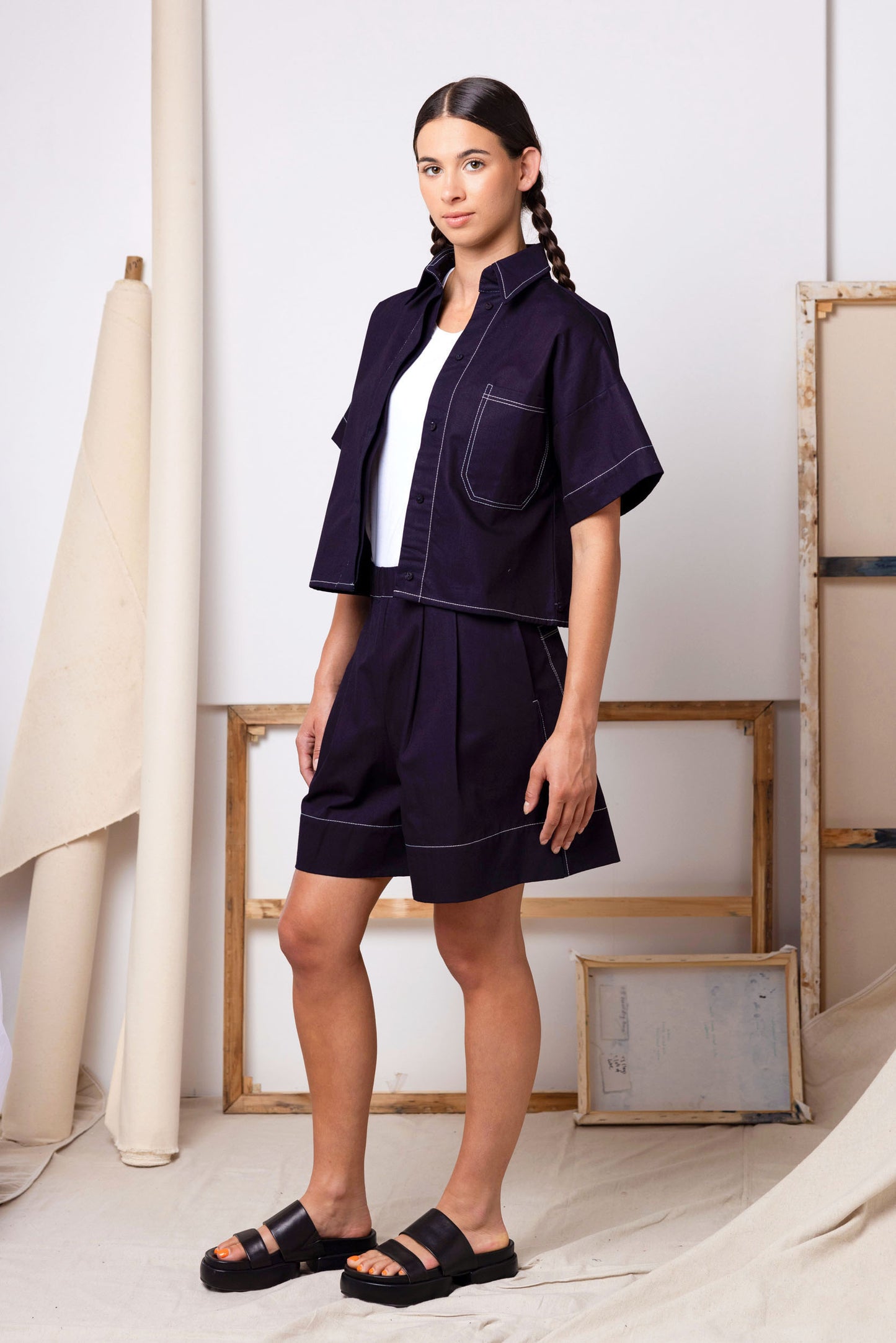 ReCreate South Bank Shirt - Indigo