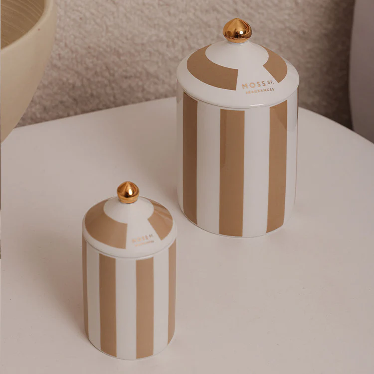 Moss St. Ceramic Candle 100g - Patchouli Pear & Oud