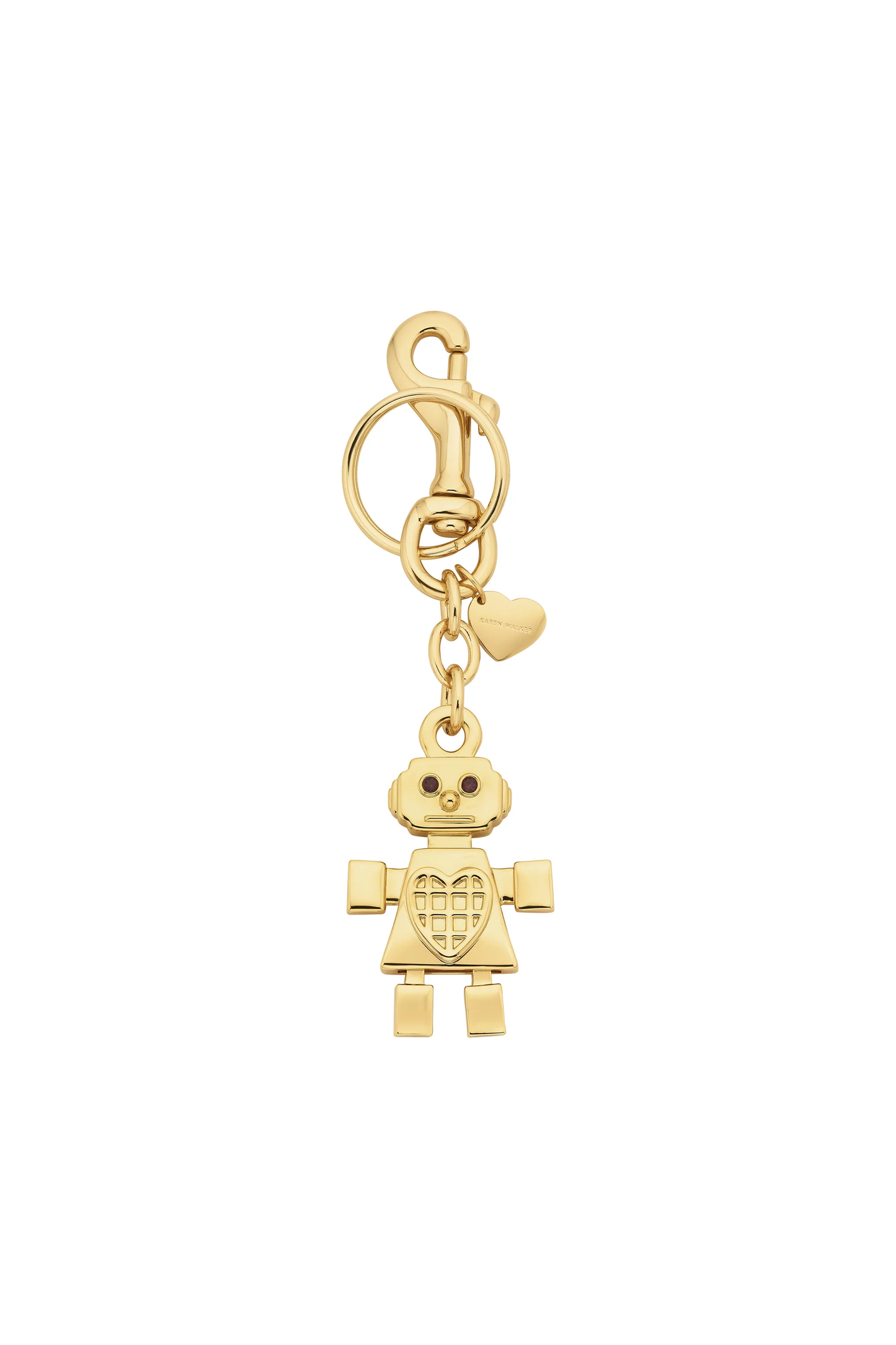 Karen Walker Robot Charm 13.5cm - Gold