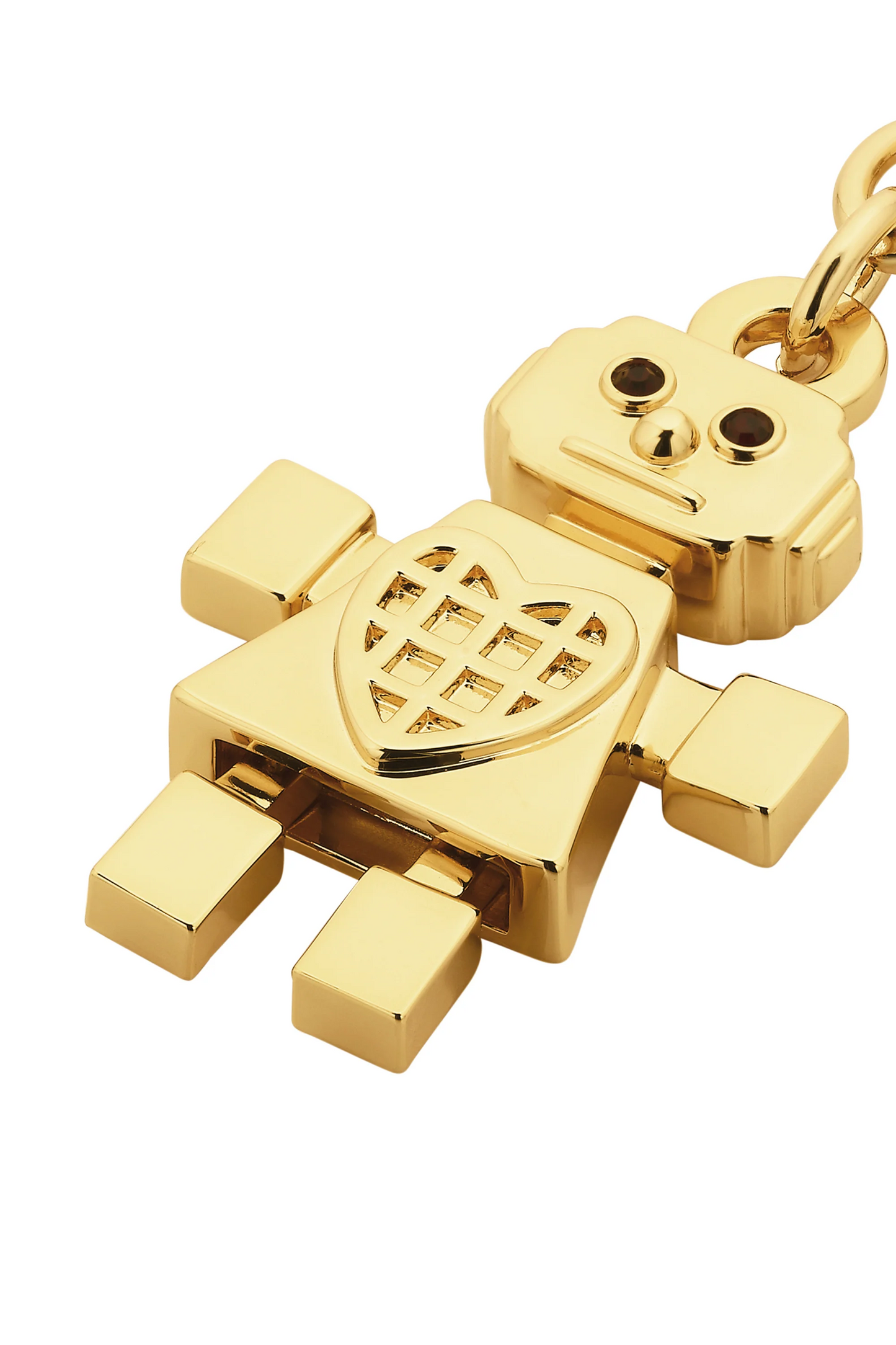 Karen Walker Robot Charm 13.5cm - Gold