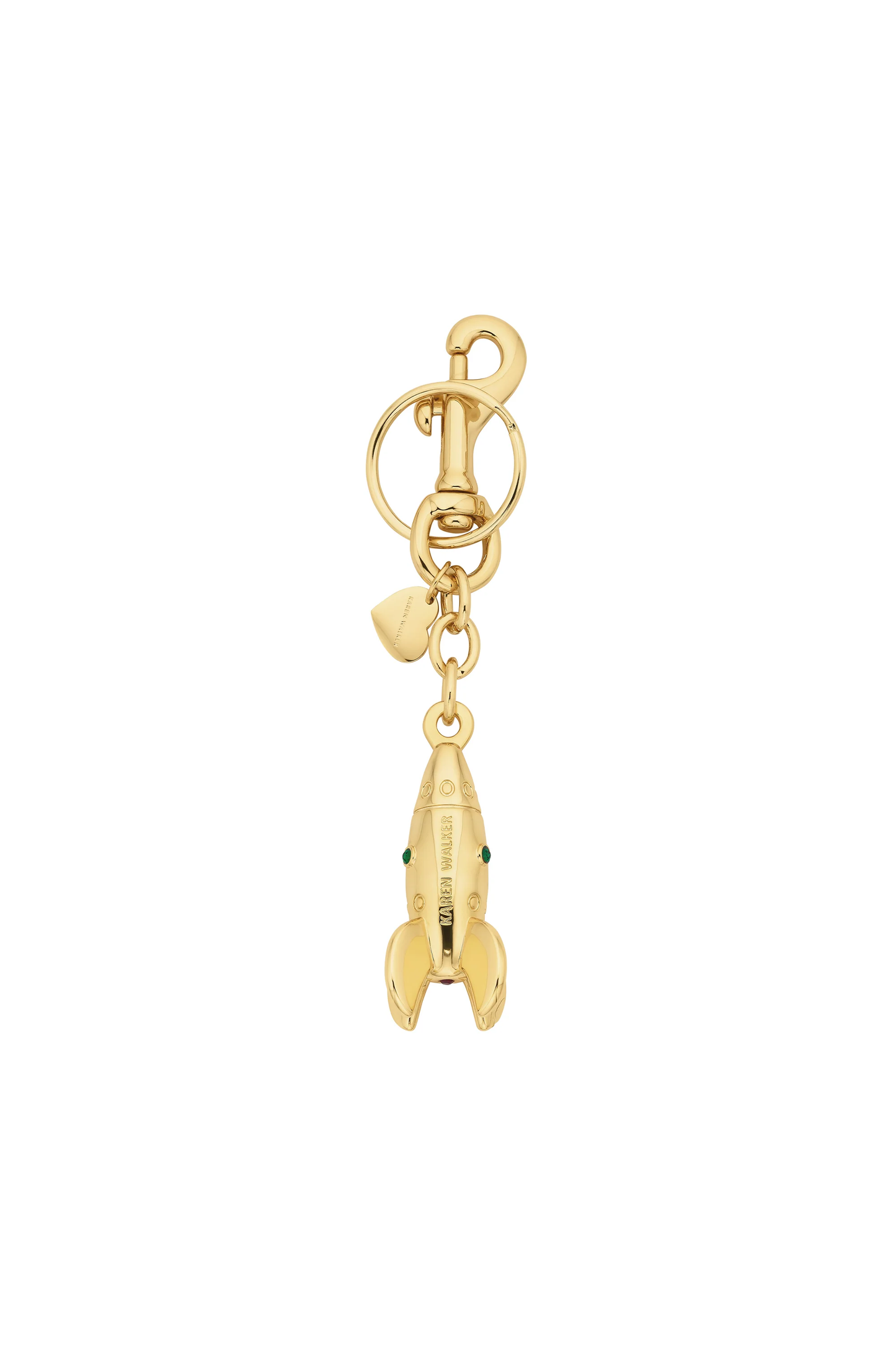 Karen Walker Rocket Charm 13.8cm - Gold