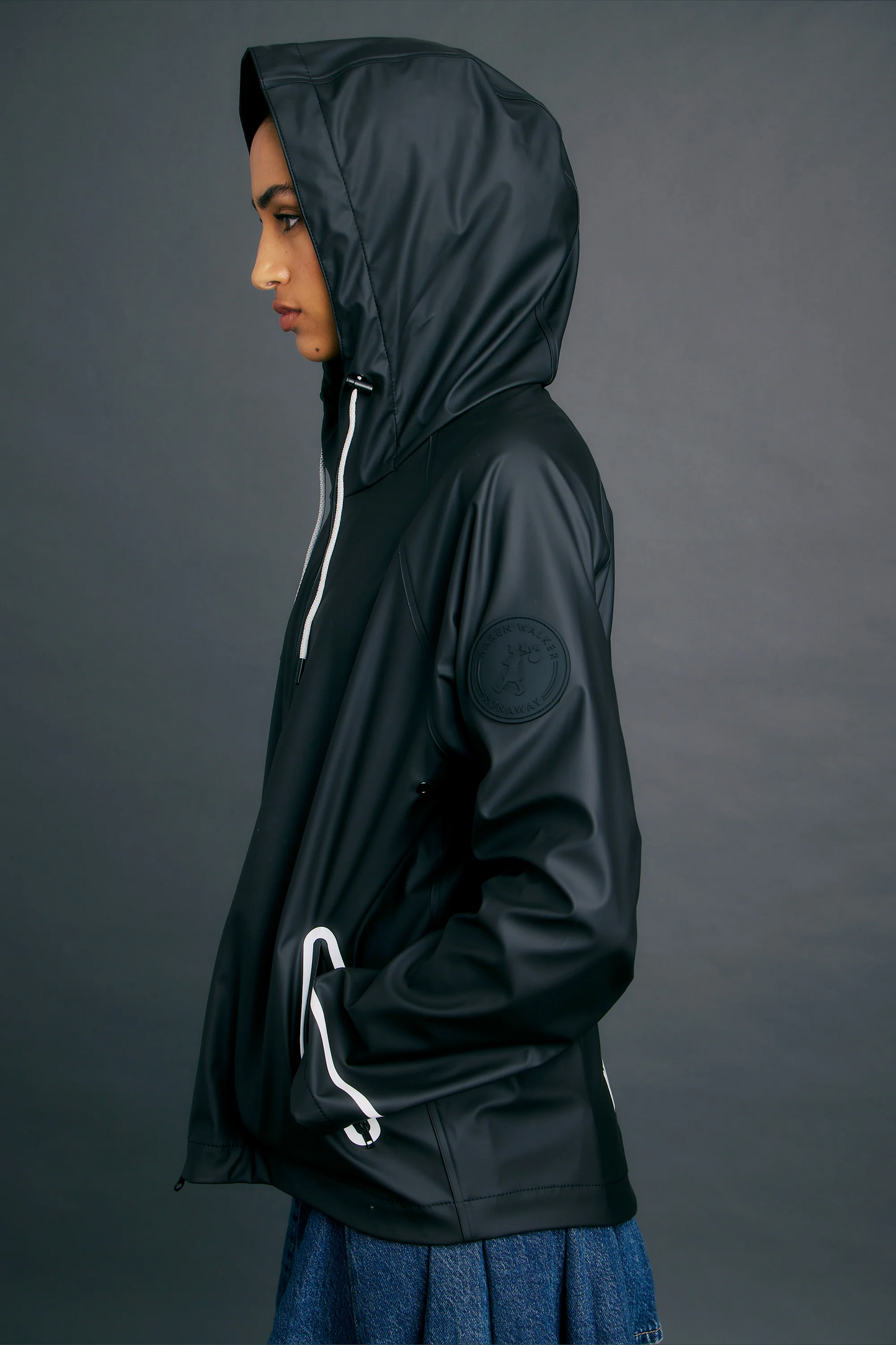 Karen Walker Traverse Rain Jacket - Black