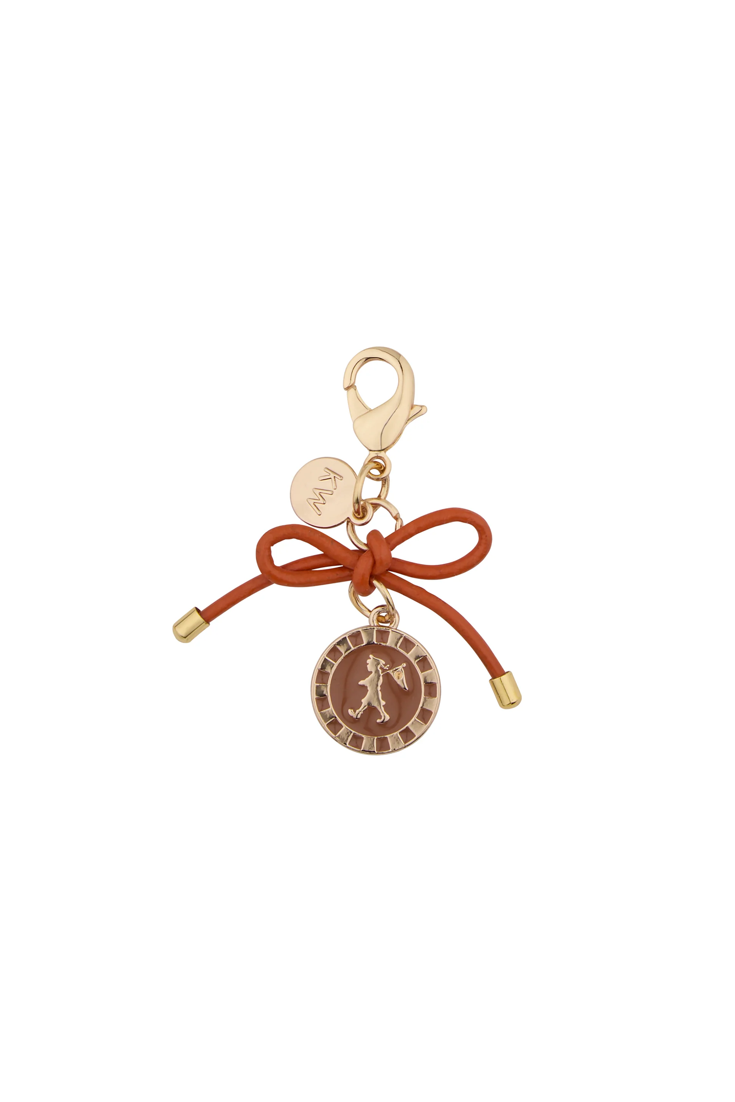 Karen Walker Sailor Girl Charm - Gold/Brown