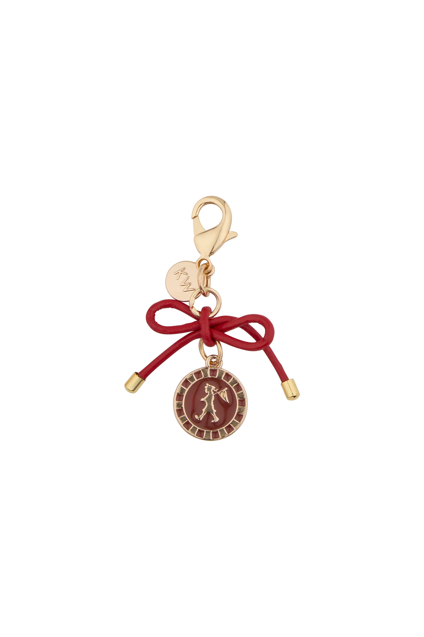 Karen Walker Sailor Girl Charm - Gold/Red
