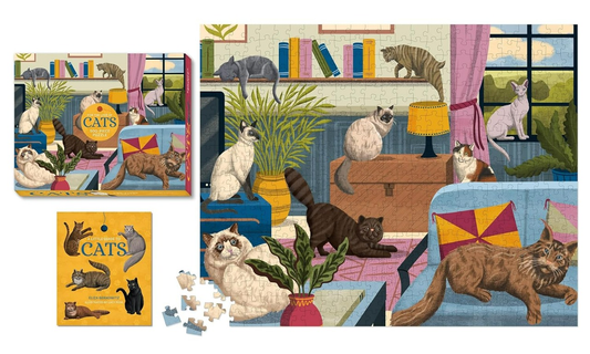 For The Love of Cats 500 Piece Puzzle