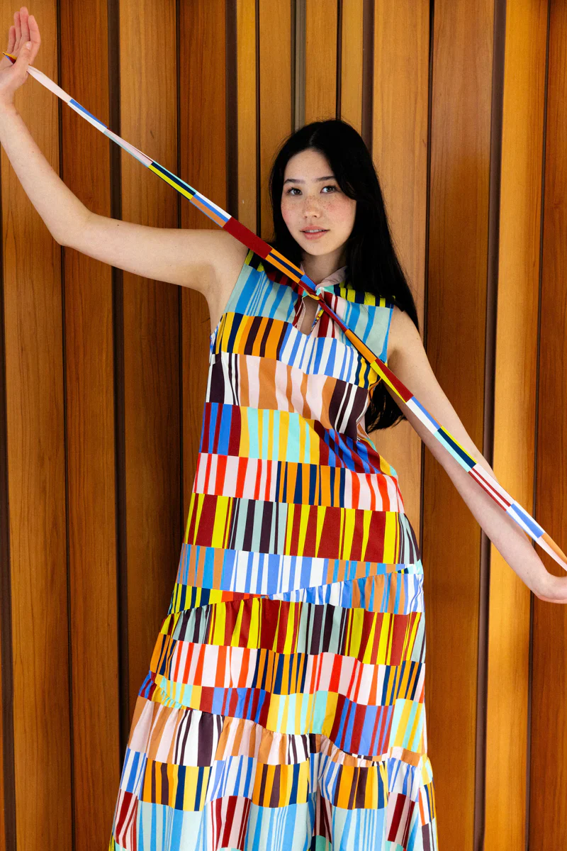 Neris Paper Trail Dress - Carnival
