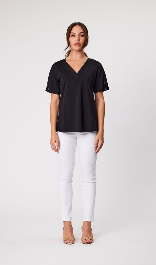 Design Nation Edge Top - Black