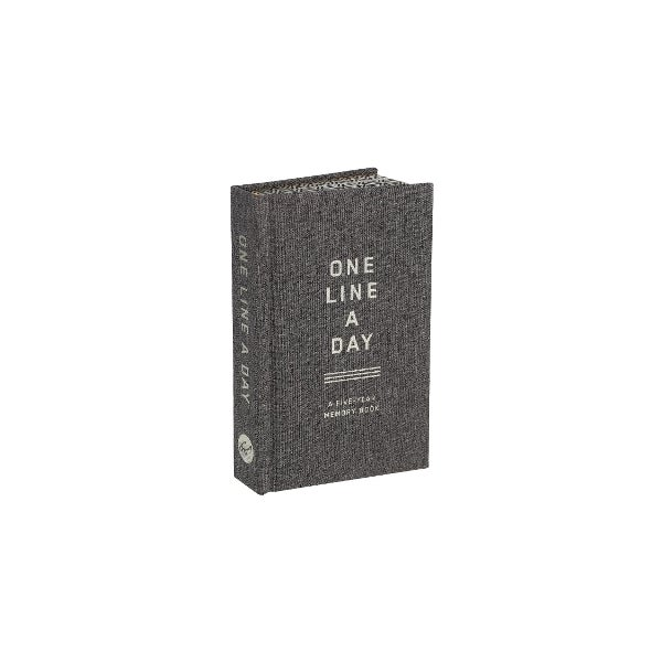 Charcoal Canvas One Line A Day - Chronicle Books
