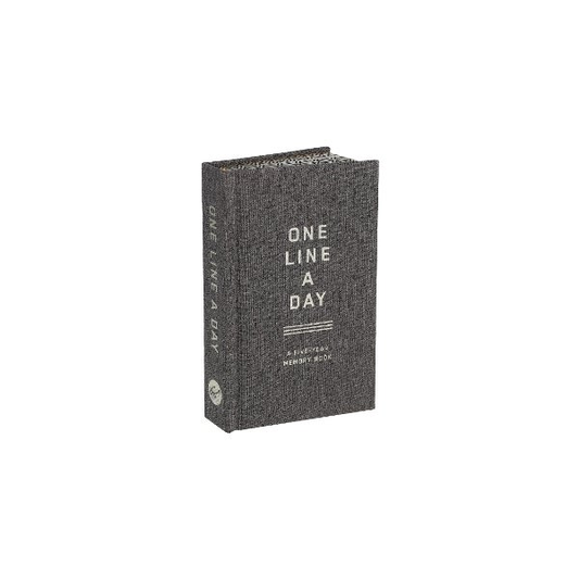 Charcoal Canvas One Line A Day - Chronicle Books