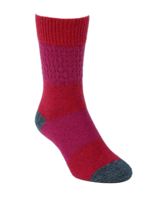 Lothlorian Gecko Sock - Raspberry