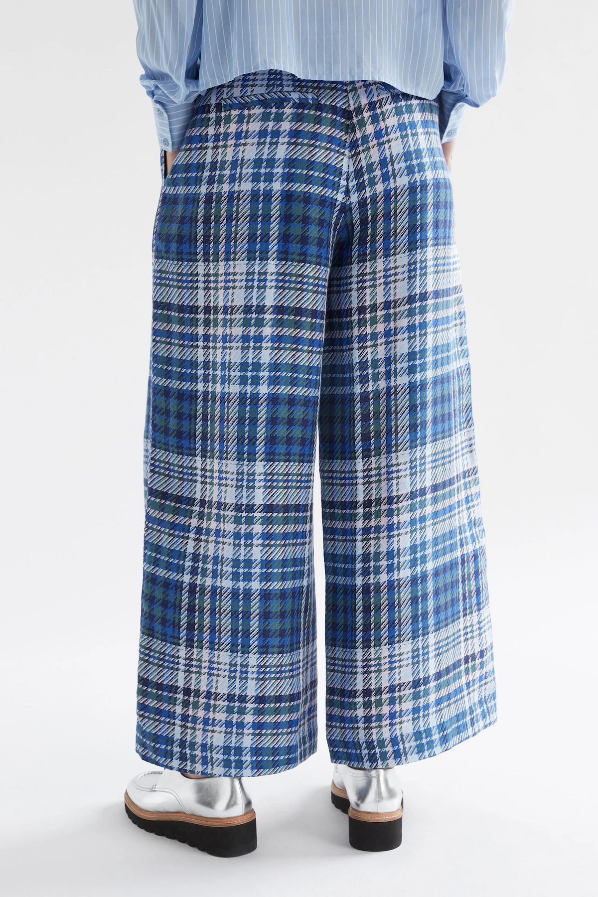 Elk Ranie Pant - Blue Multi Check