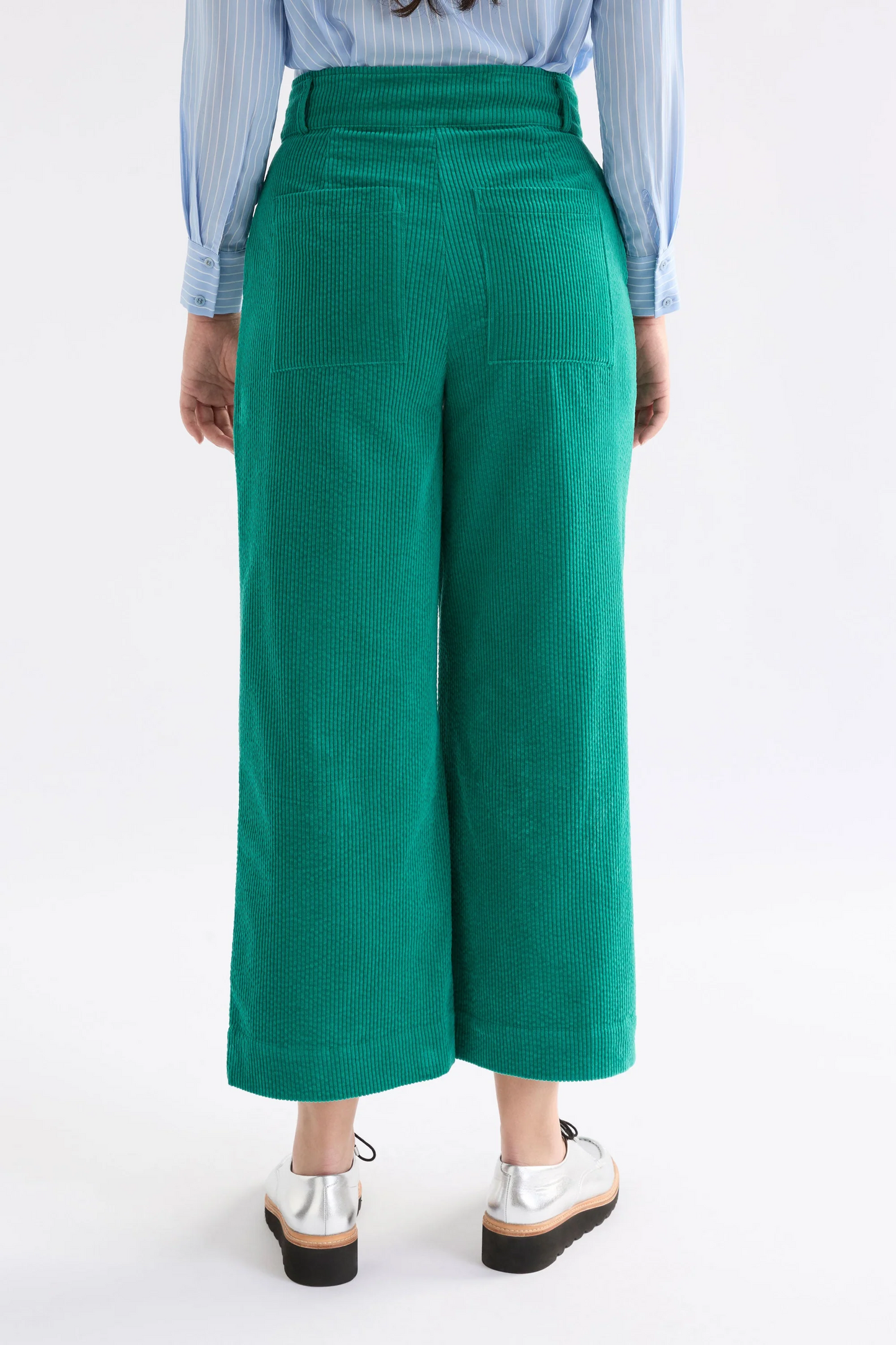Elk Rhes Cord Pant - Island Green