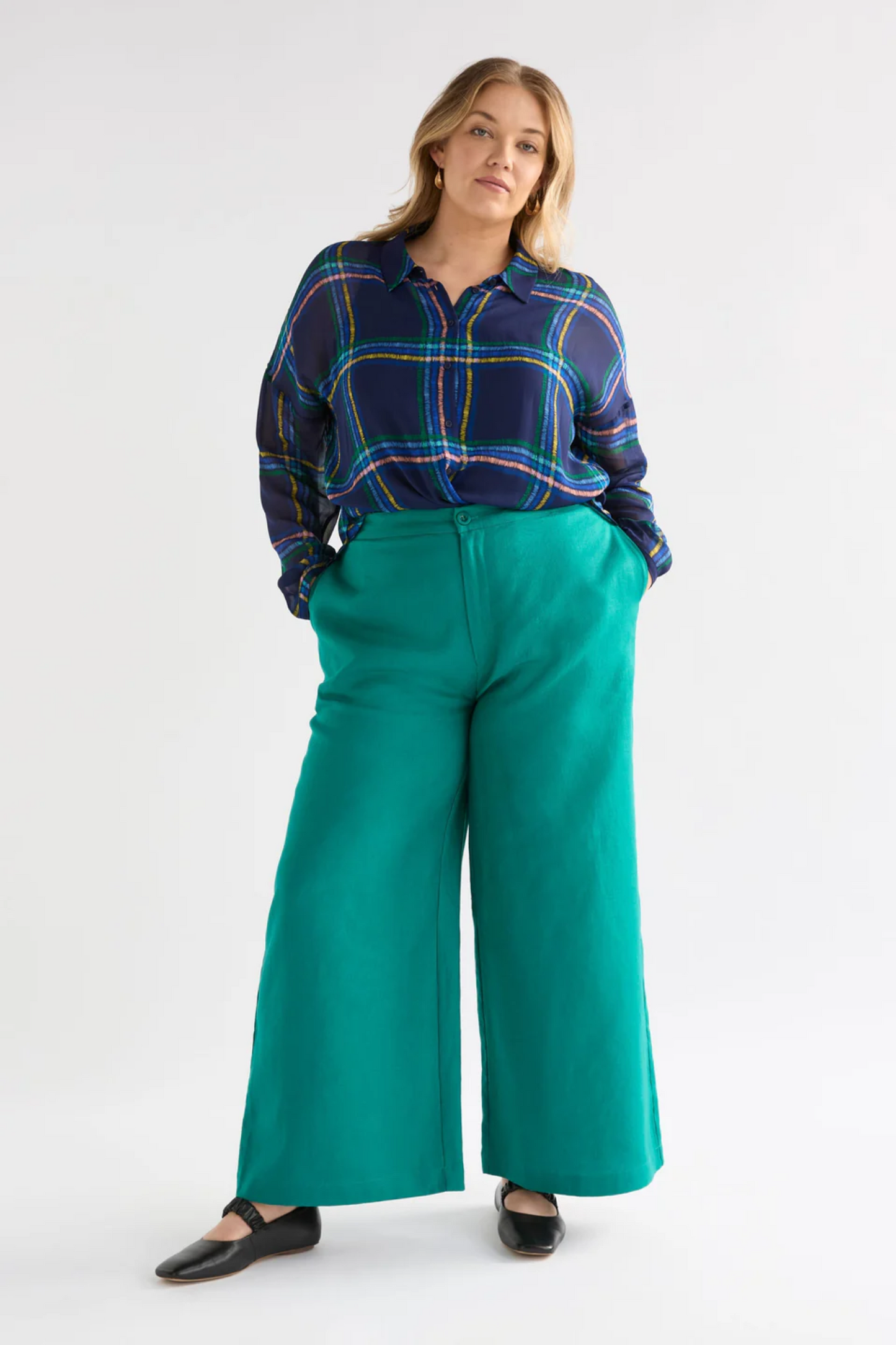 Elk Anneli Long Pant - Teal