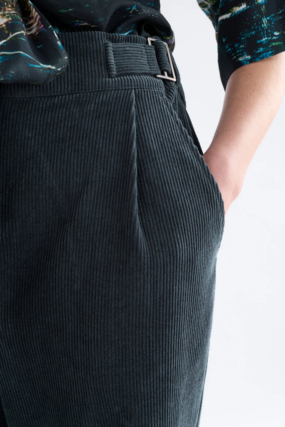 Elk Noemi Cord Pant - Carbon