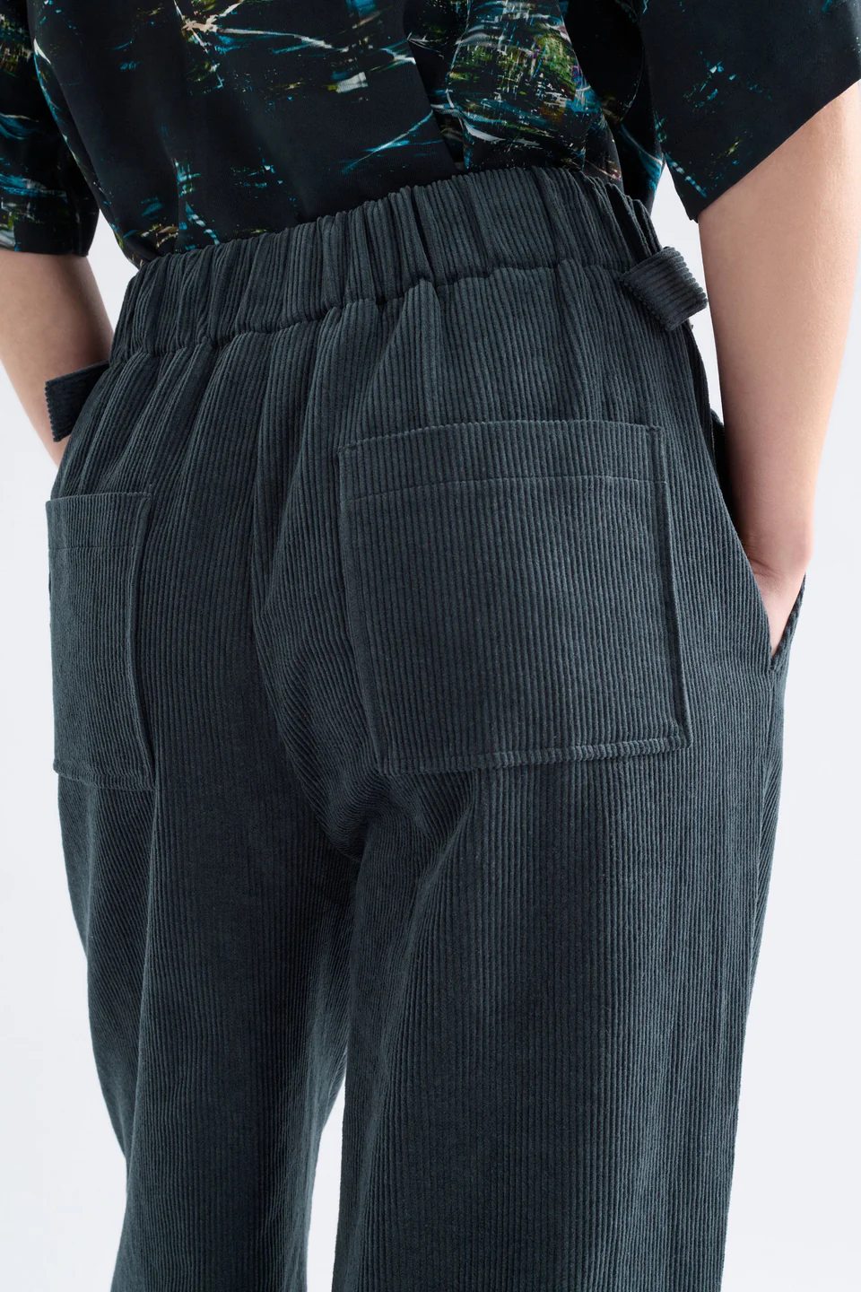 Elk Noemi Cord Pant - Carbon