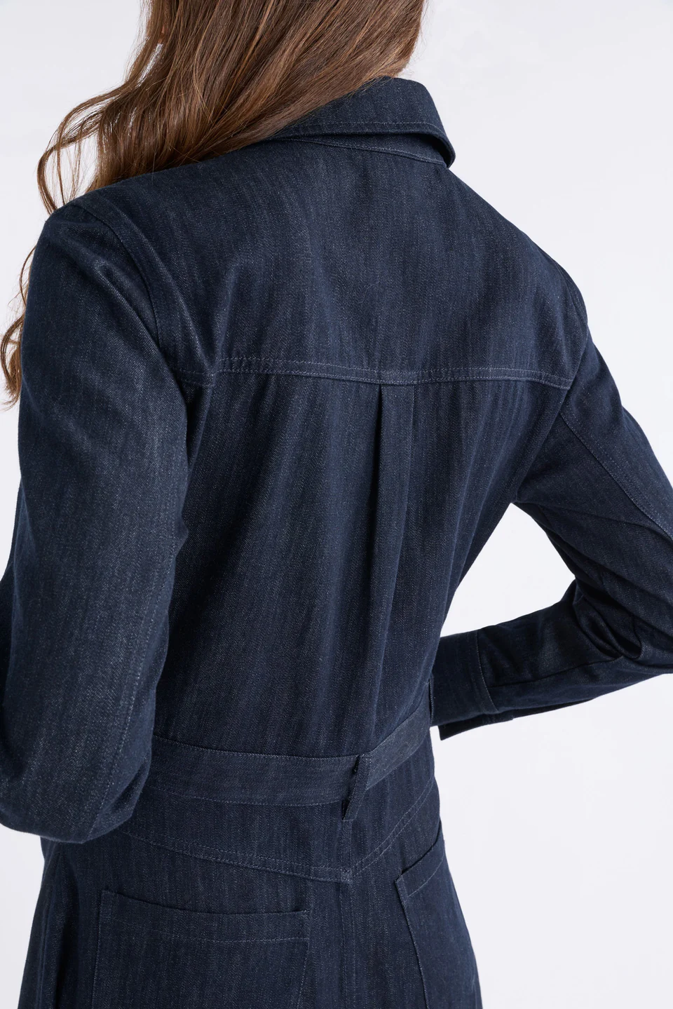 Elk Gerber Dress - Dark Blue Wash