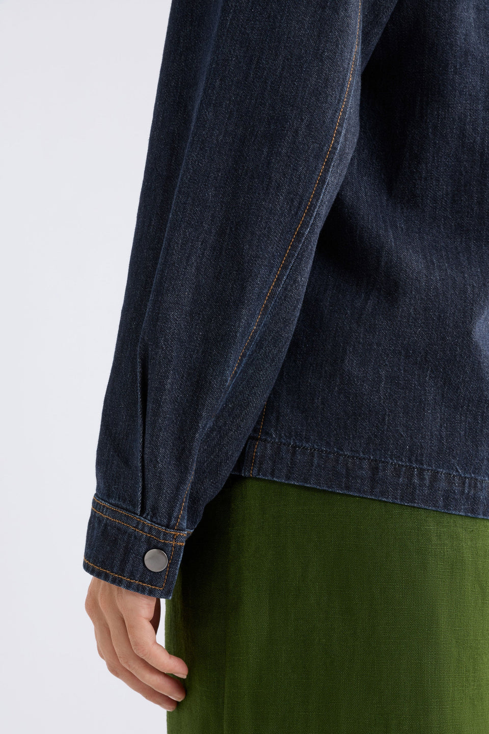 Elk Valor Top - Mid Blue Denim