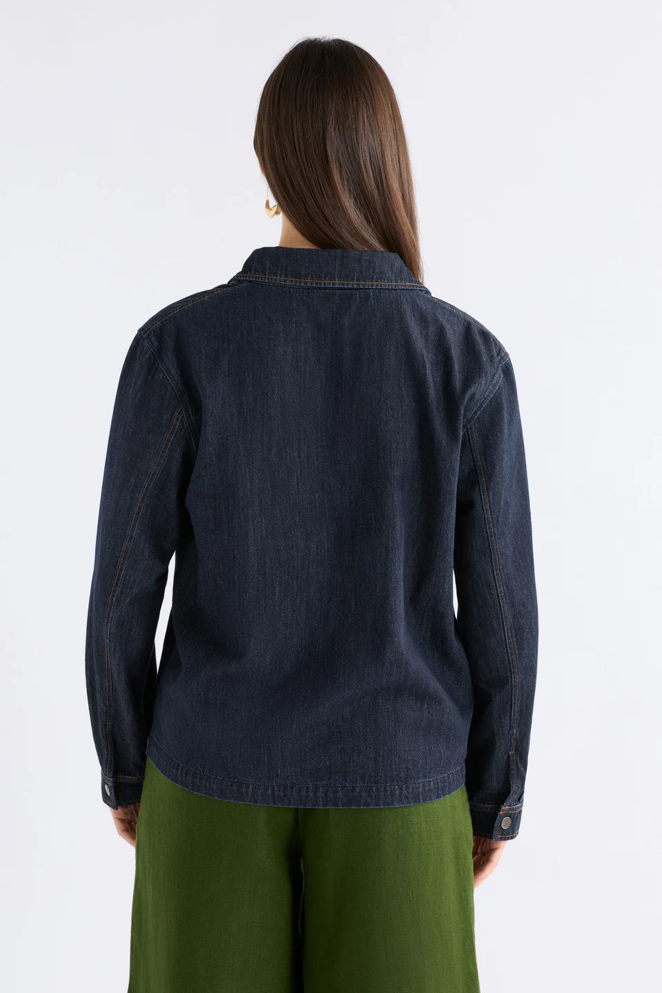Elk Valor Top - Mid Blue Denim