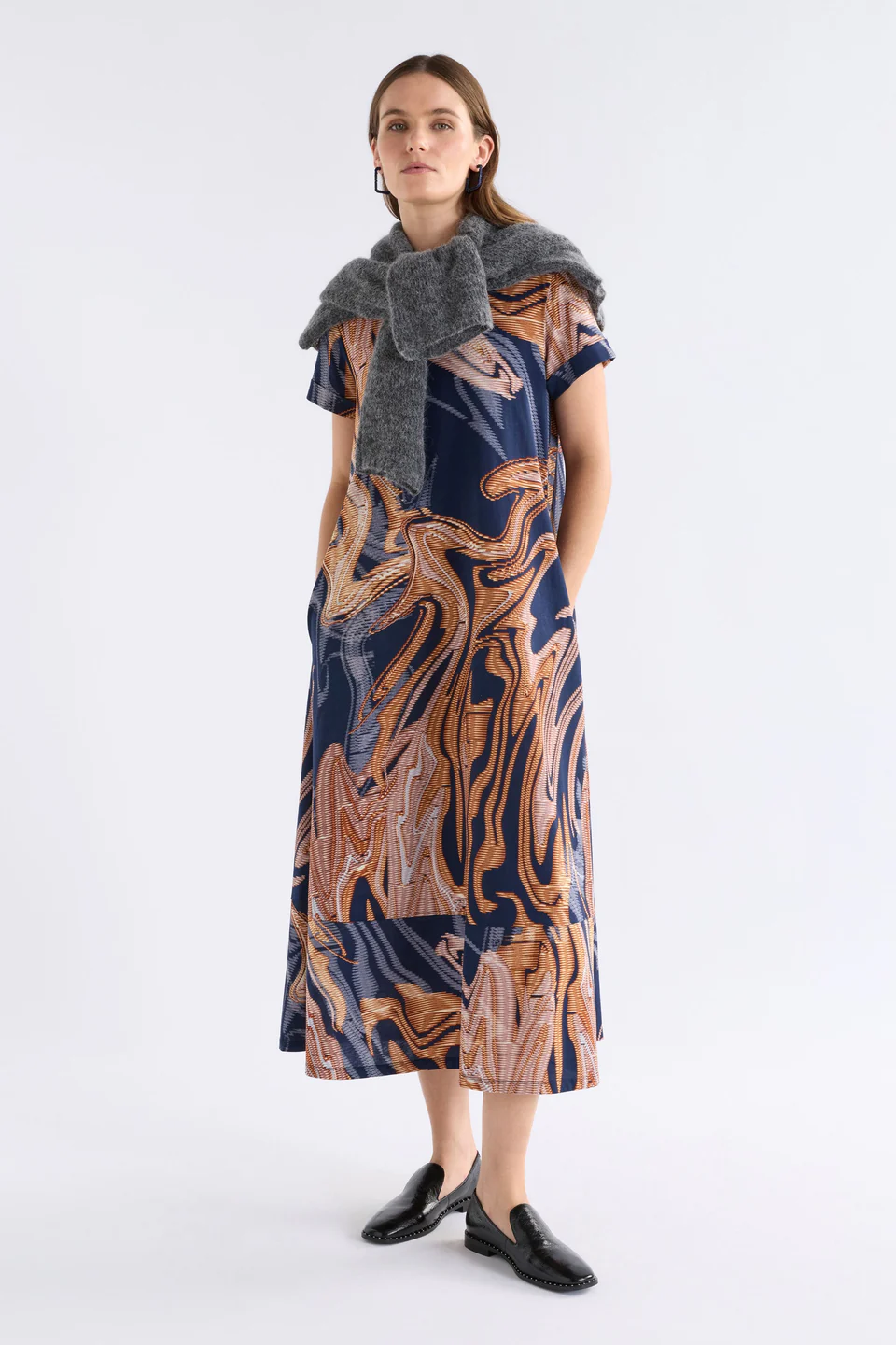 Elk Haki Dress - Brandr Print