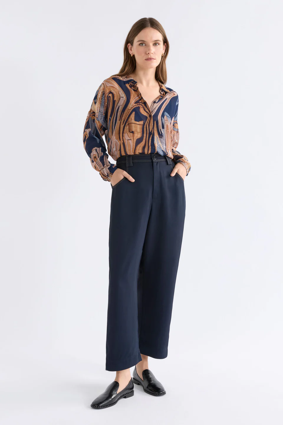 Elk Eir Sheer Shirt - Brandr Print