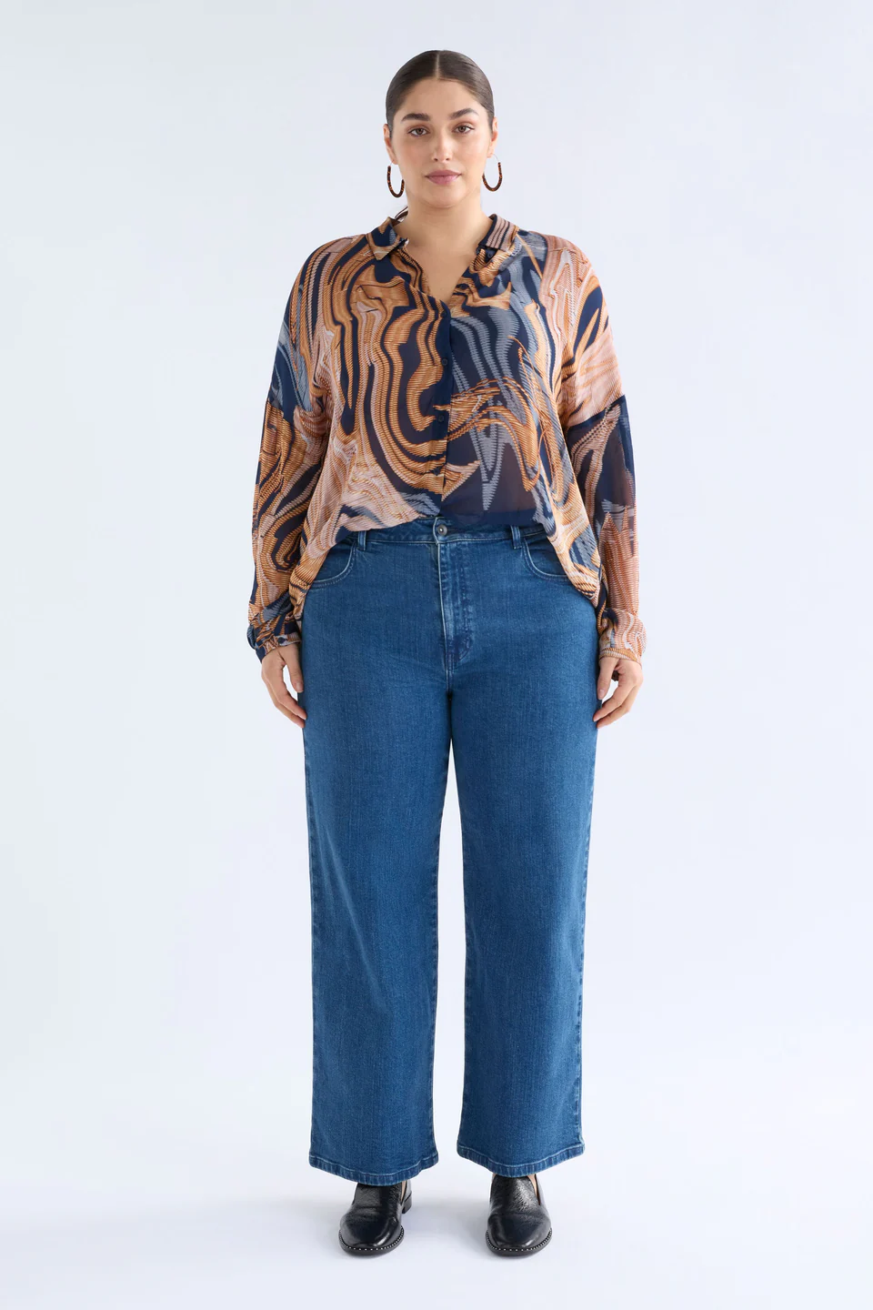 Elk Eir Sheer Shirt - Brandr Print