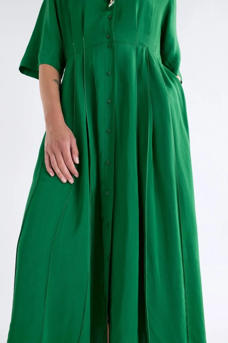 Elk Neues Shirt Dress - Leaf Green