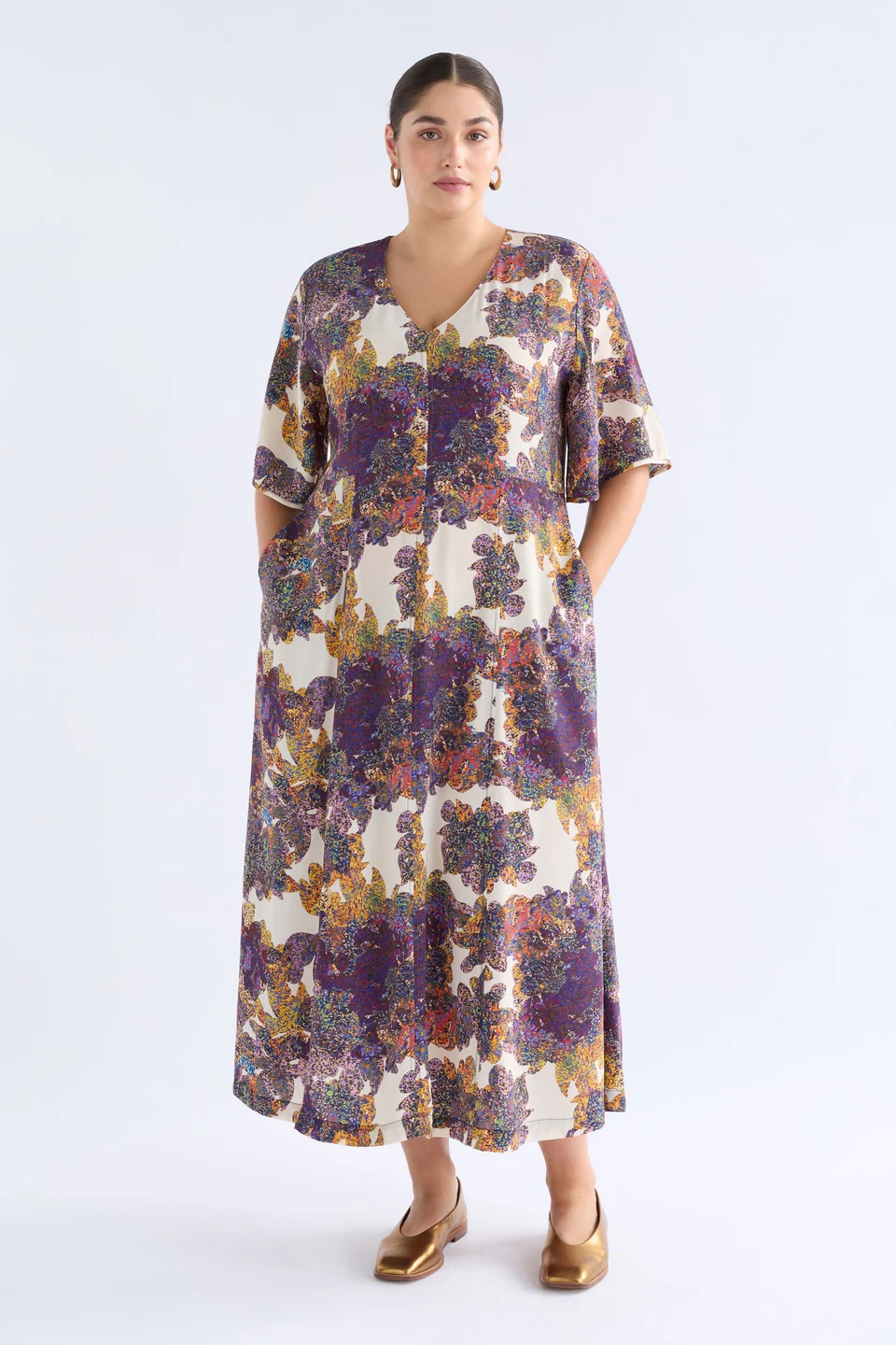 Elk Aube Dress - Lantis Print