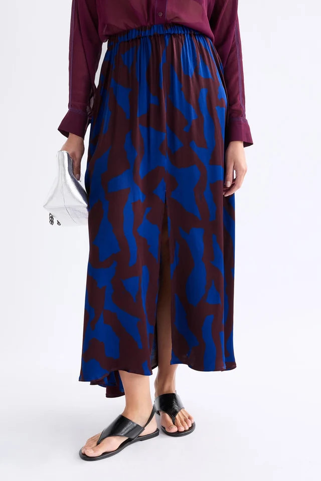 Elk Besa Skirt - Varr Print/Shiraz