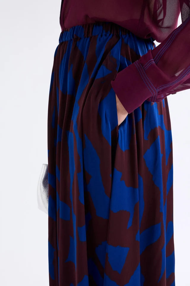 Elk Besa Skirt - Varr Print/Shiraz