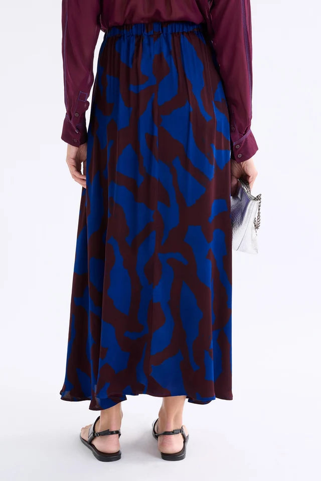 Elk Besa Skirt - Varr Print/Shiraz