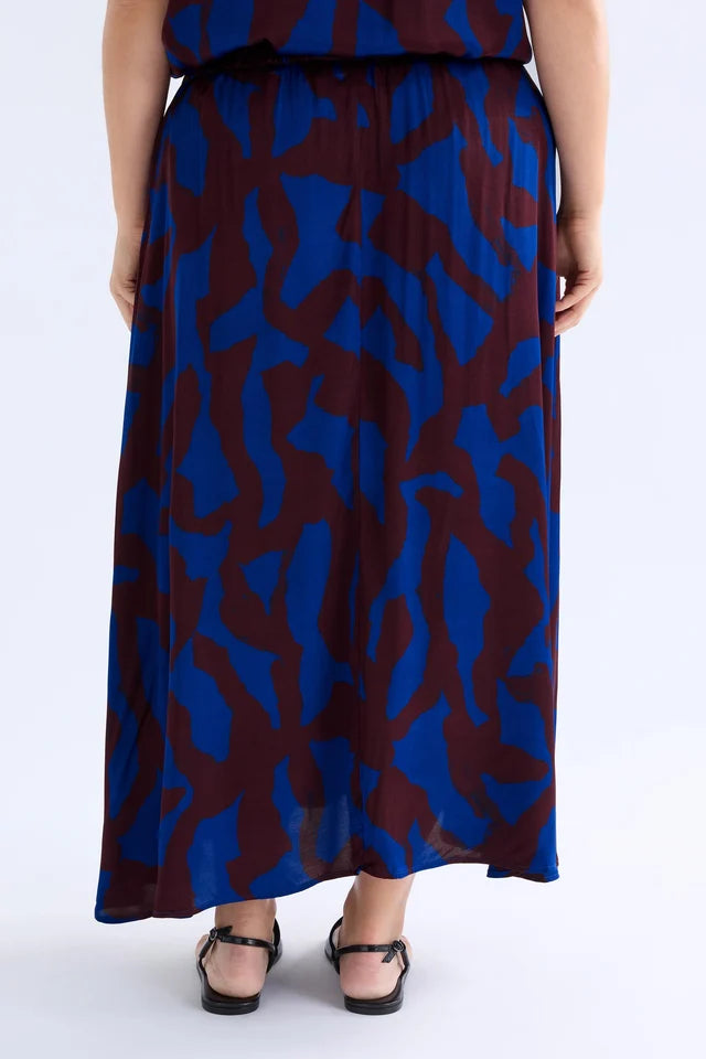 Elk Besa Skirt - Varr Print/Shiraz