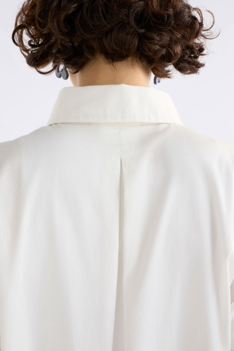 Elk Eiren Relaxed Shirt - White/Lilac Blue