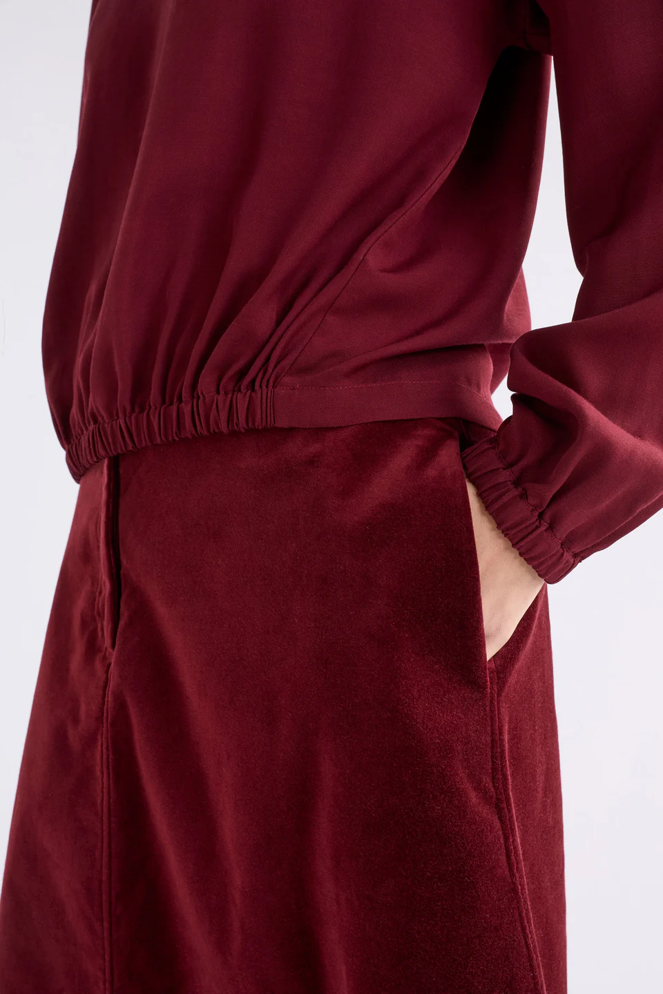 Elk Altes Skirt - Merlot