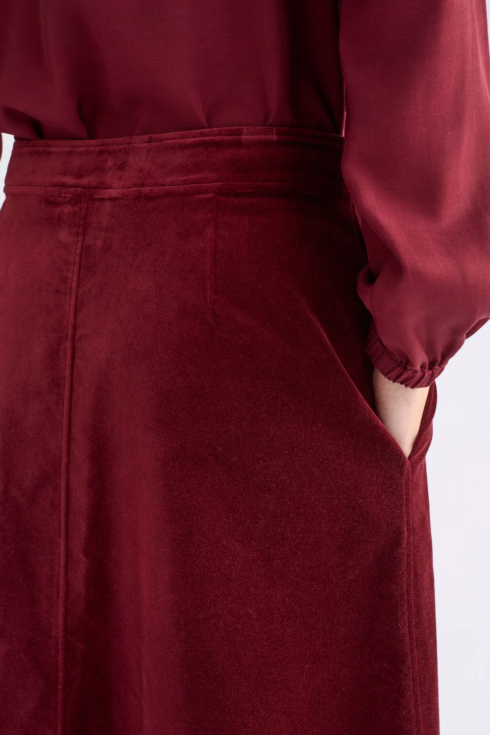 Elk Altes Skirt - Merlot