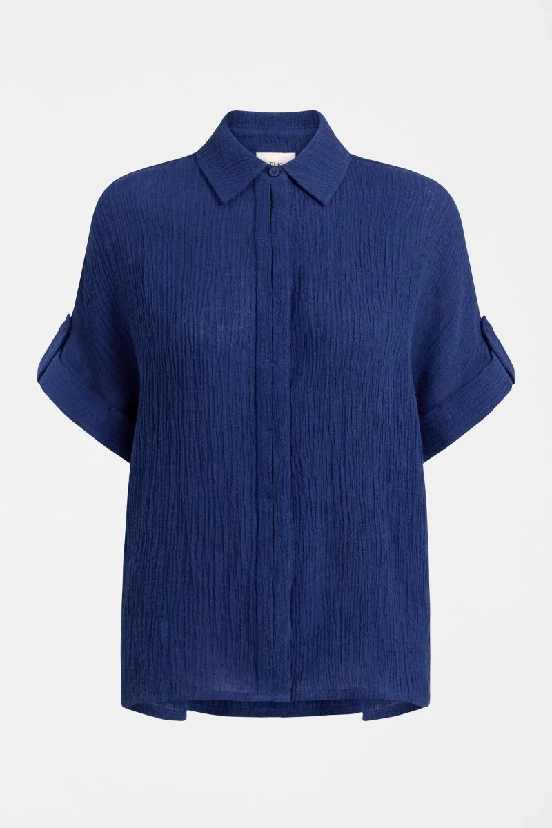 Elk Edeka Shirt - Vibrant Blue